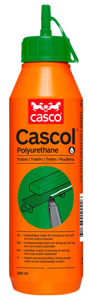 Vattenfast polyuretanlim Cascol Casco