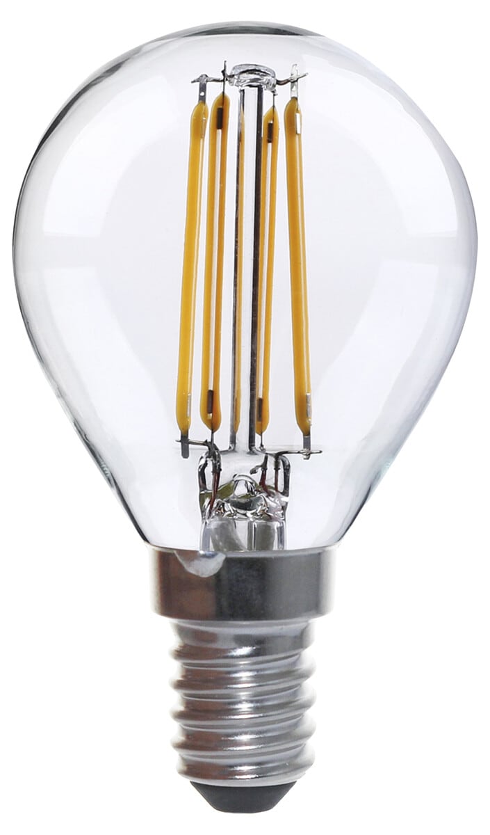 LED-lamppu E14, Clas Ohlson, lämpimän valkoinen