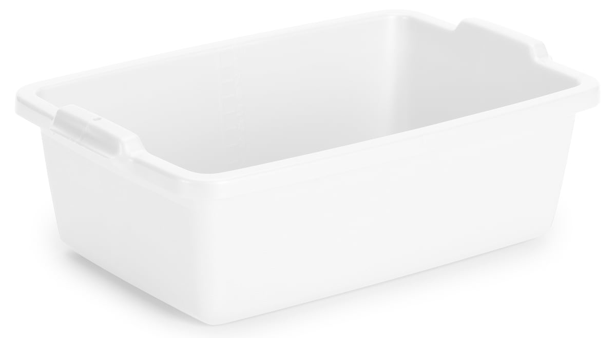 Vaskebalje med håndtak 9 liter, hvit