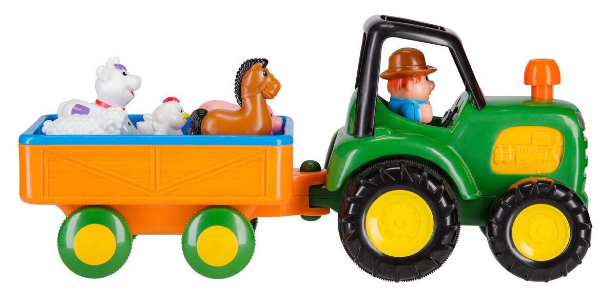 Clas Ohlson Traktor med djur, från 1 år