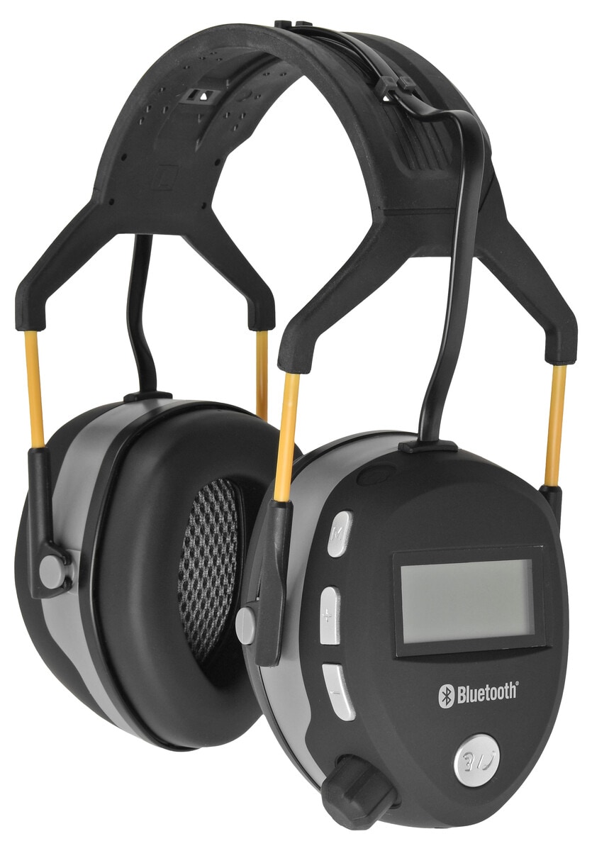 Kuulosuojaimet, radio ja Bluetooth