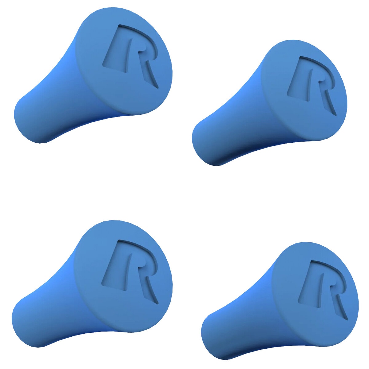 RAM X-Grip Rubber Cap gummifester med lim, 4-pakning