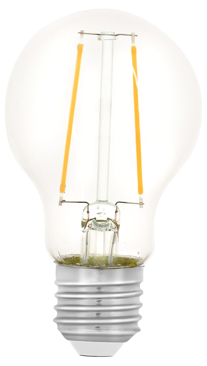Lämpimän valkoinen LED-lamppu E27 A60 2,3 W 485 luumenia