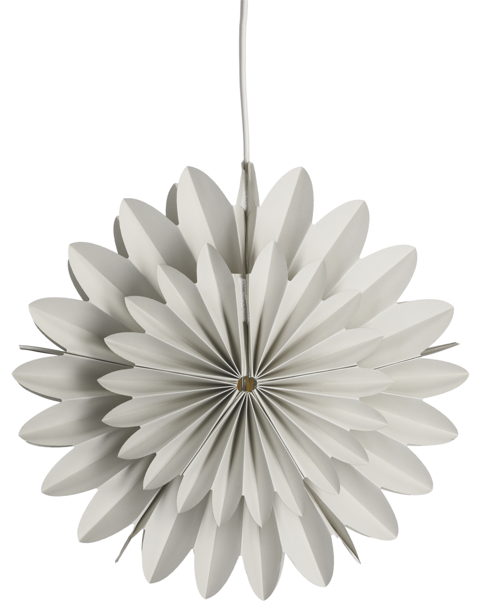 Adventsstjärna papp blomma 25 cm, Northlight