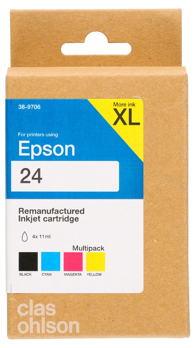 Epson T24 bläckpatron multipack XL, Clas Ohlson