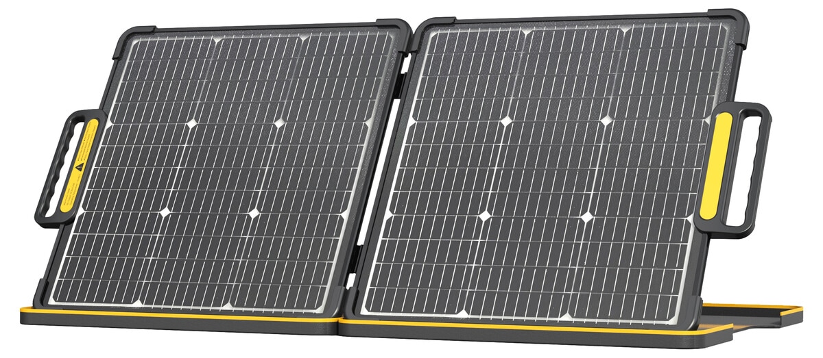 Cocraft bærbart solcellepanel med kontrollboks, 100 W