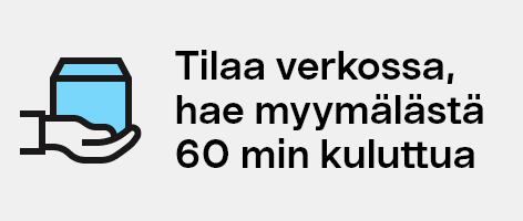 Tilaa verkossa, hae myymälästä 60 min kuluttua