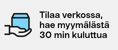 Tilaa verkossa, hae myymälästä 30 min kuluttua