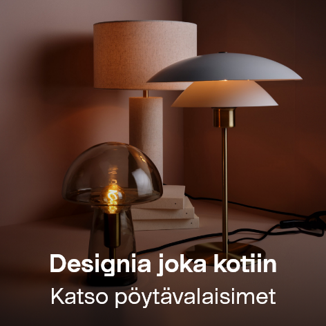 Designia joka kotiin. Katso pöytävalaisimet.