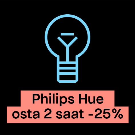 Black Friday koko viikon! Osta 2, saat -25 % Philips HUE -tuotteista → Kampanjaan.                       