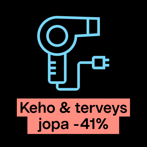 Black Friday koko viikon! Keho & terveys jopa -41 % → Kampanjaan.                           