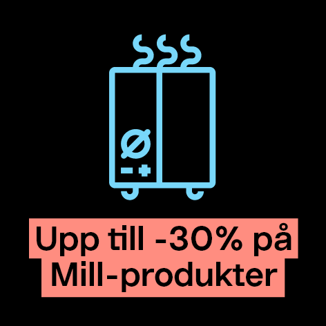 Black Friday hela veckan! Upp till -30 % på Mill-produkter → Till kampanjen.                         