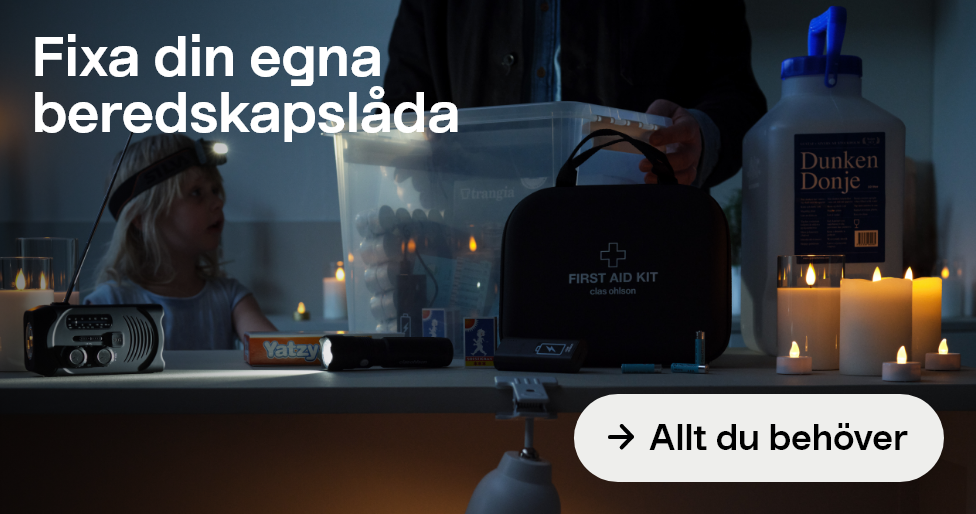 Fixa din egna beredskapslåda Allt du behöver