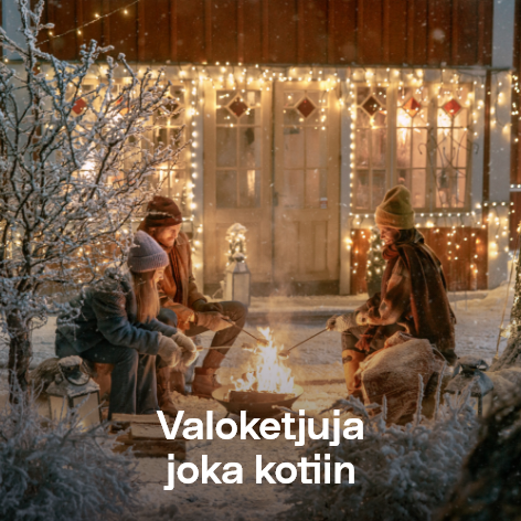   Valoketjuja joka kotiin