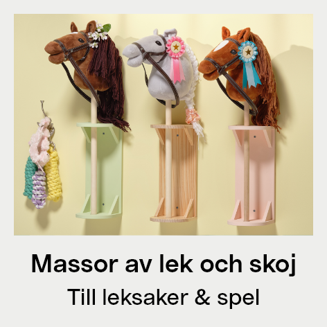 Massor av lek och skoj Till leksaker & spel
                