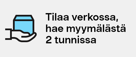 Tilaa verkossa, hae myymälästä 2 tunnissa