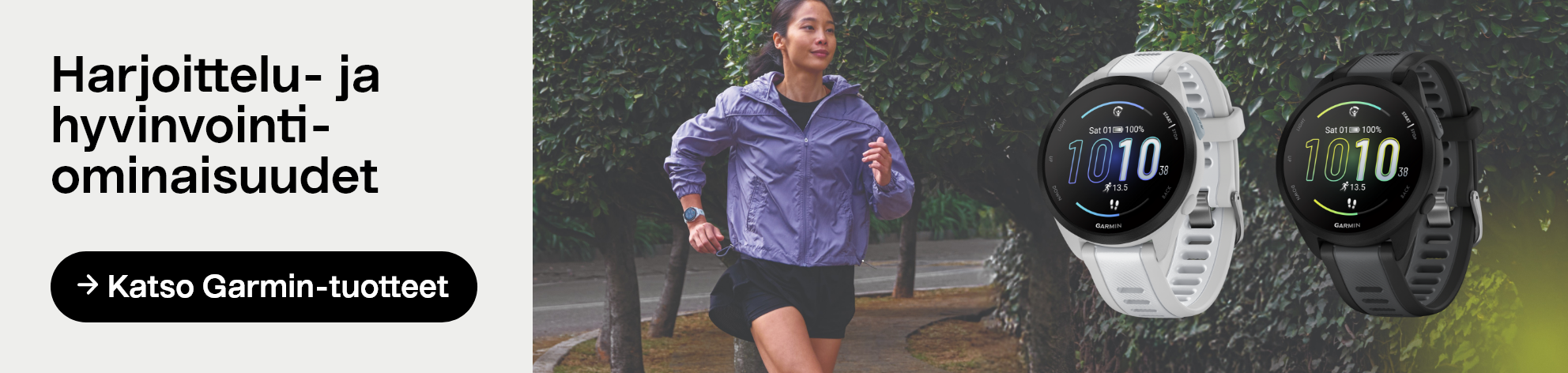 Harjoittelu- ja hyvinvointi-ominaisuudet. Katso Garmin-tuotteet.