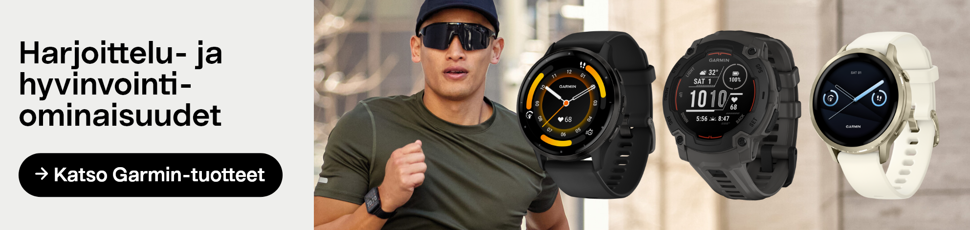 Harjoittelu- ja hyvinvointiominaisuudet, katso Garmin-tuotteet.