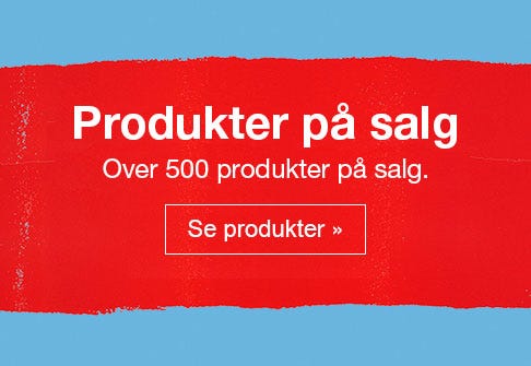 Produkter p&aring; salg