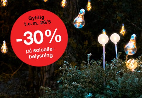 Solcellebelysning