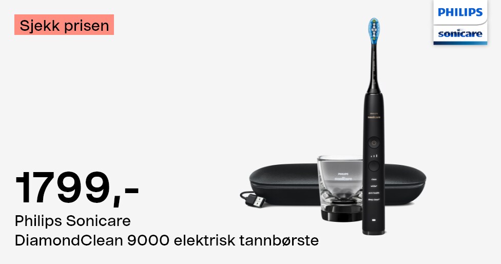Philips Sonicare DiamondClean 9000 elektrisk tannbørste - Tilbud