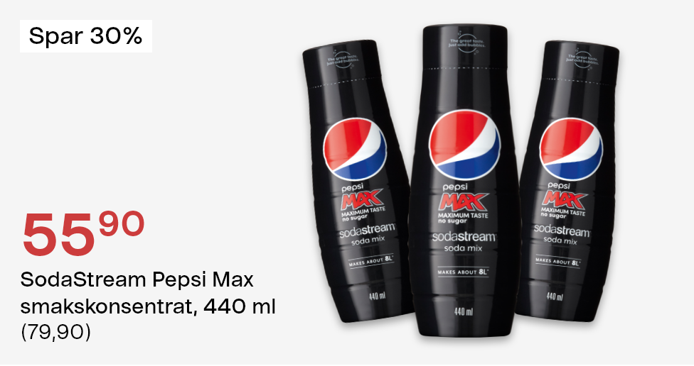 SodaStream Pepsi Max smakskonsentrat, 440 ml