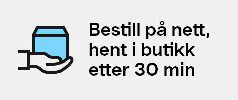 Bestill på nett, hent i butikk etter 30 min