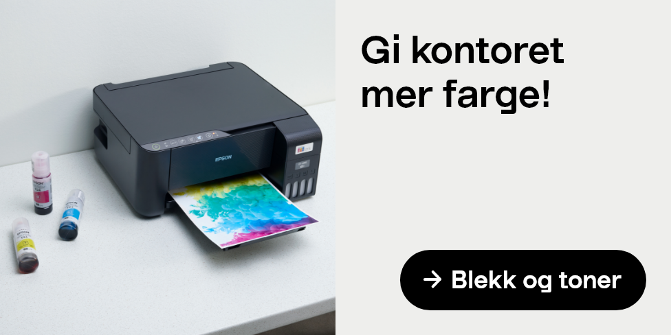 Gi kontoret mer farge! → Blekk og toner