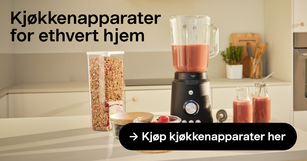 Kjøkkenapparater for ethvert hjem. Kjøp kjøkkenapparater her