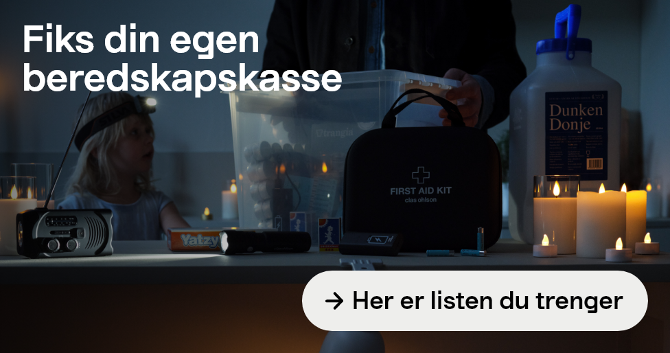 Fiks din egen beredskapskasseHer er listen du trenger