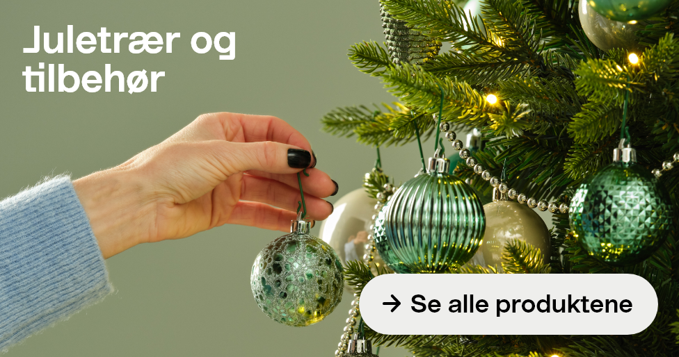 Juletrær og tilbehørHer finner du juletrær og tilbehør