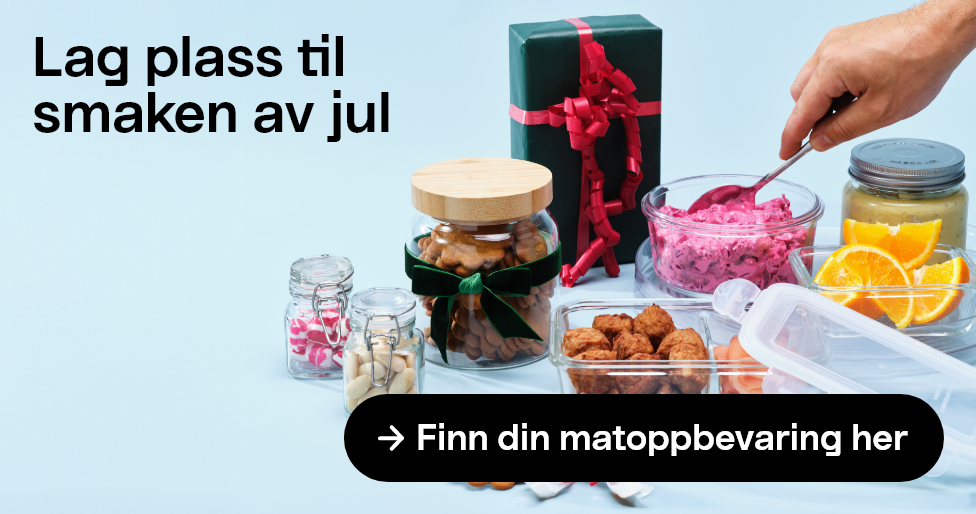  Finn din matoppbevaring her Lag plass til smaken av jul.