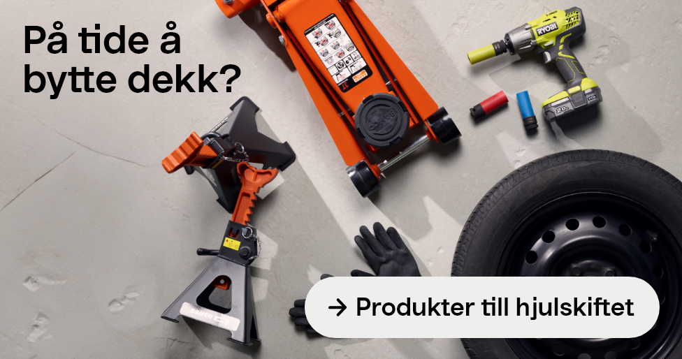 Copy: På tide å bytte dekk? CTA: → Produkter till hjulskiftet 