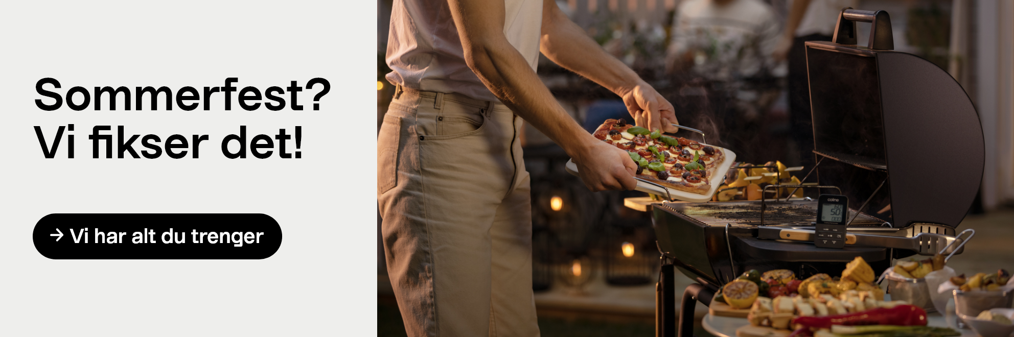 Sommerfest? Vi fikser det! Vi har alt du trenger