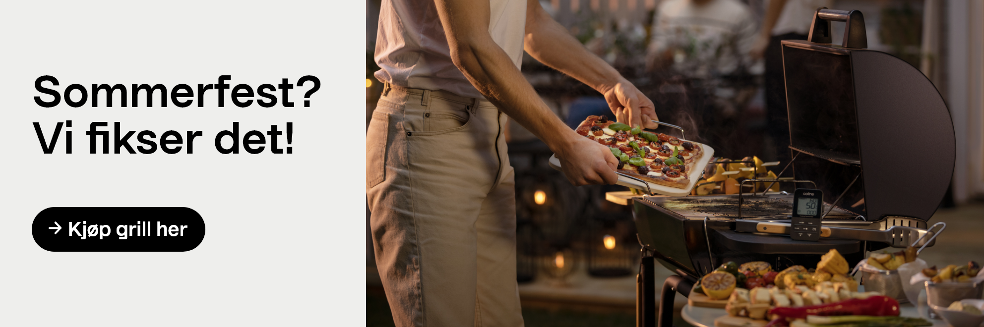 Sommerfest? Vi fikser det!  Alt til grillen