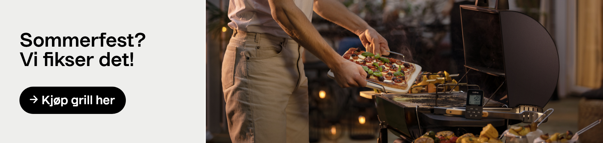 Sommerfest? Vi fikser det!  Alt til grillen