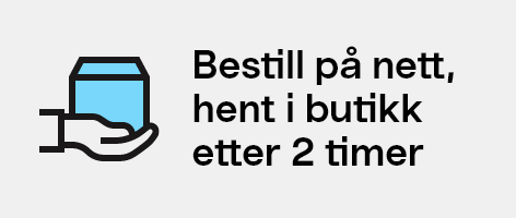 Bestill på nett, hent i butikk etter 2 timer