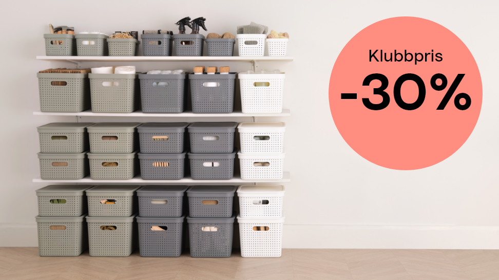  Klubbpris -30 % på oppbevaringskurven Neat  Kjøp nå 