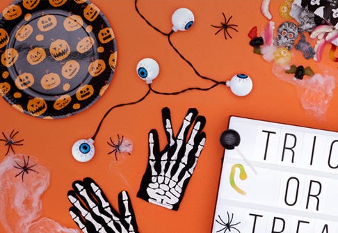 Halloween dekorationer