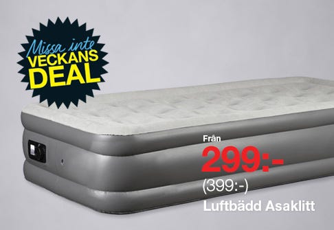 Missa inte veckans deal