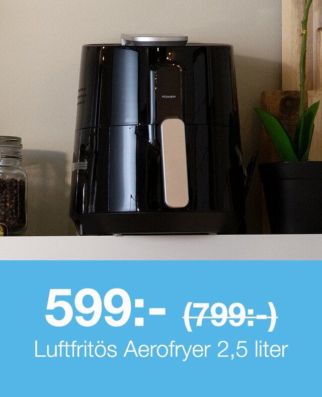 Luftfritös Aerofryer 2,5 liter