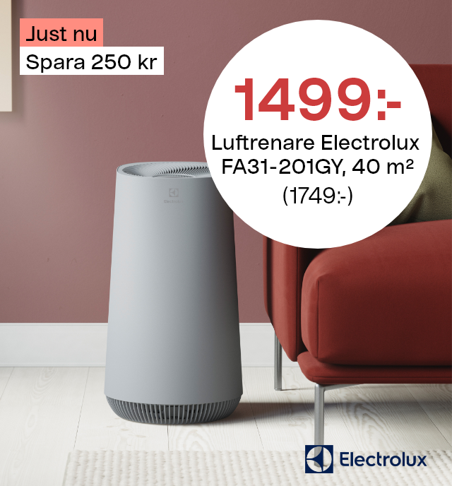 Luftrenare Electrolux 
                    FA31-201GY, 40 m²