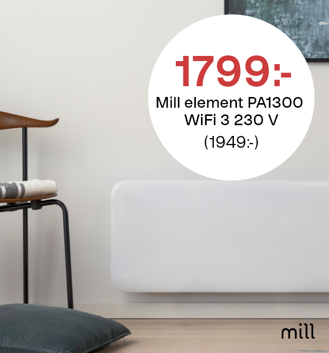 Mill element PA1300 
                    WiFi 3 230 V
