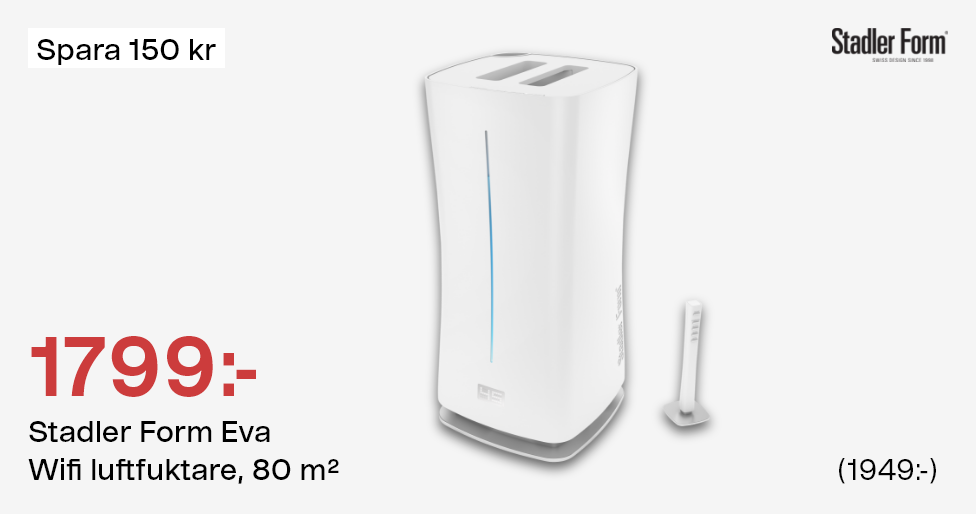 Stadler Form Eva Wifi luftfuktare, 80 m²