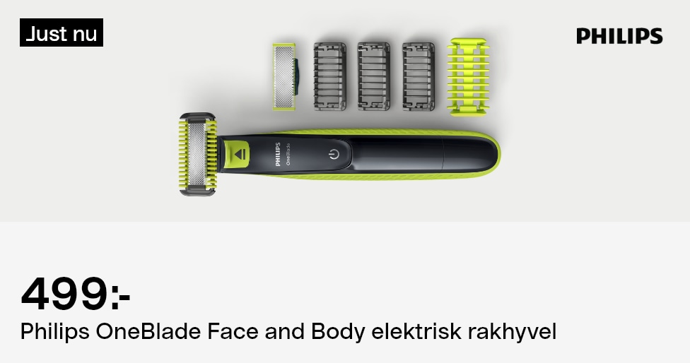 Philips OneBlade Face and Body QP2620/20, elektrisk rakhyvel
