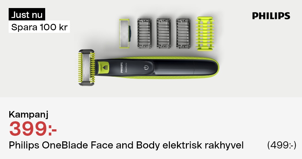 Philips OneBlade Face and Body QP2620/20, elektrisk rakhyvel