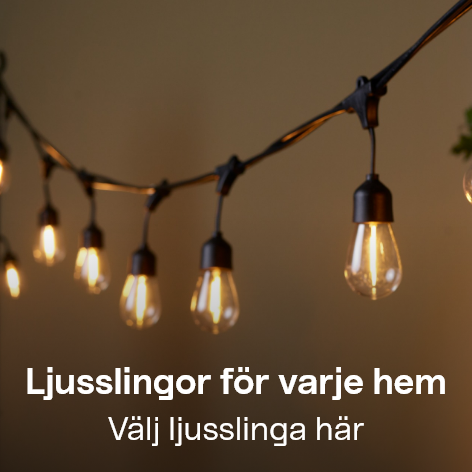 Ljusslingor för varje hem Välj ljusslinga här
