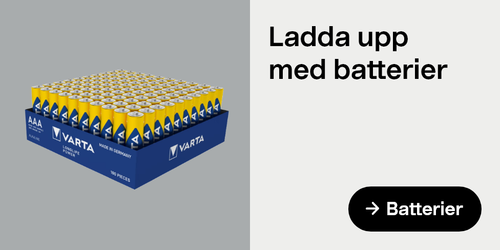 Ladda upp med batterier