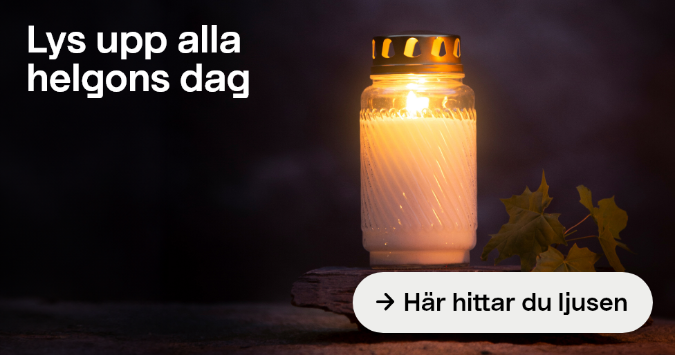 Lys upp alla helgons dag  Här hittar du ljusen