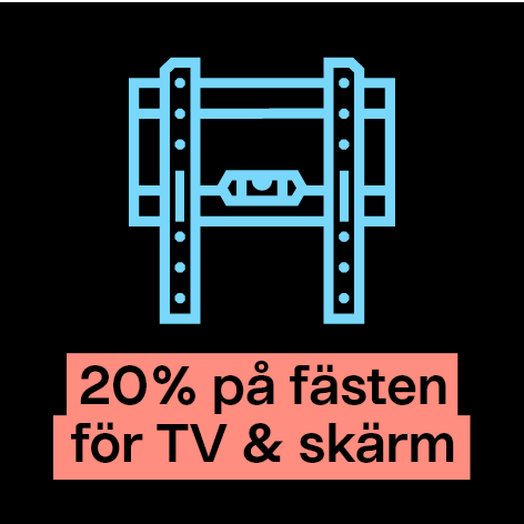 Black Friday hela veckan! 20 % på fästen för TV & skärm → Till kampanjen.                     